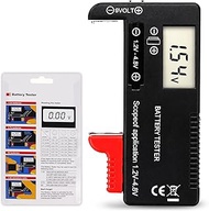 Battery Tester Checker, Universal Battery Checker for AA AAA C D 9V 3.7V 1.5V Button Cell - Accurate