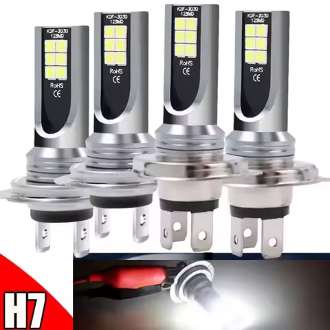H7 LED Car Headlight Bulbs Super Bright For Audi A5 A3 V8 05 A4 B8 A4 Ford Focus For BMW E46 E39 E90