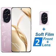 2 in 1 Honor 200 Pro 5G Hydrogel Screen Protector For Honor X9C X9B X9A 200 Pro 5G Soft Hydrogel Fil