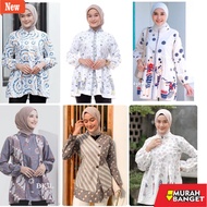 Latest Women's Blouse, Latest Combination batik Blouse
