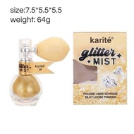 85140-47 สเปรย์กลิตเตอร์ Karite​ Glitter​ Mist ​  ฉีดได้ทั้งตัว ขวดเล็กพกพาง่าย ไฮไลท์ฉ่ำๆ