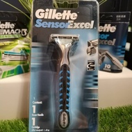 GILLETTE SENSOR EXCEL RAZOR WITH 1 BLADES 661096
