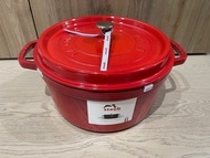 《全新》Staub 28cm Cherry(made in France)