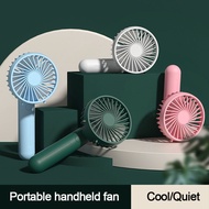 W5YR Rechargeable USB Mini Fan Rotatable Foldable Travel Handy Fan Air Cooler Portable Handheld Fan