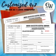 COLLECTION RECEIPT BUNDLE - CARBONIZED 4x7