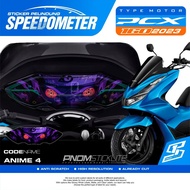 MATA ANTI-SCRATCH TRANSPARENT SPEEDOMETER PCX 160 2021 2022 2023 ANIME MOTIF HONDA PCX 160 ANIME EYE