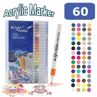 HAHA TOY Acrylic Marker Set Spidol Akrilik DIY Painting Acrylic Painter Pastel Pulpen Drawing Warna