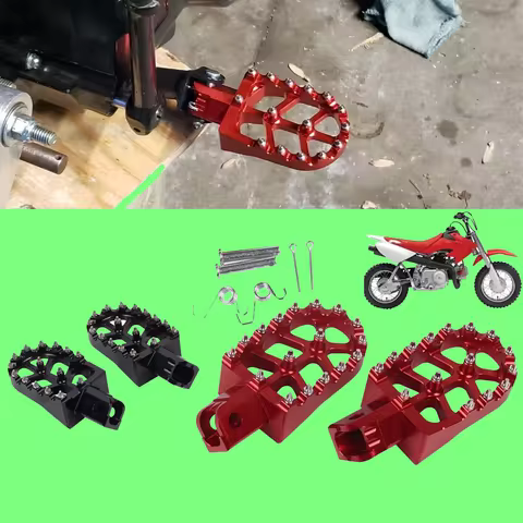 For HONDA CRF XR 50 70 110 125 CT200U M2R SDG DHZ SSR KAYO Motorcycle Accessories Footpeg Footrest F