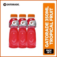 🅿 ➬ ➩ Gatorade Tropical Fruit 350ml Energy Sports Drink - Bundle of 3
