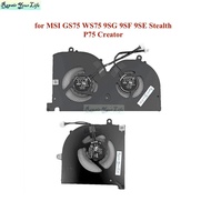 BS5005HS-U4Q Laptop CPU GPU Cooling Fans For MSI GS75 9SG 9SF 9SE Stealth P75 Creator MS-17G1 17G2 1