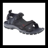 ORIGINAL DECATHLON QUECHUA SANDAL GUNUNG PRIA HITAM ORIGINAL