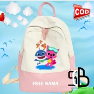 Pingfong Baby Shark Children's School Backpack