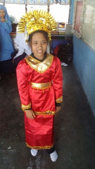 Kostum baju tradisional kanak-kanak perempuan