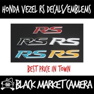 [BMC][Honda Vezel] RS Decals/Emblems