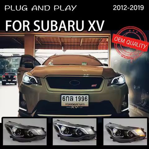 Headlight For SUBARU XV 2011-2016 Car LED DRL Hella 5 Xenon Lens Hid H7 SUBARU XV Car Accessories