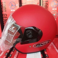 MOTORCYCLE HELMET TOPI KELEDAR MOTOSIKAL Helmet Motor ONZA VX2 MAT RED (SIRIM APPROVED)