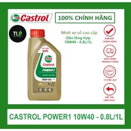 SYNTHETIC LUBRICANT OIL FOR TRANSMISSION/MOTOR SCOOTER CASTROL POWER1 10W40 - 0.8L/1L