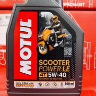 Motul Scooter Power LE 4T 5w40 Scooter Oil 800ml