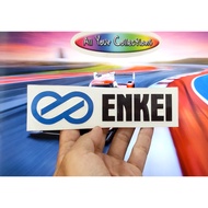 Enkei WHEELS LOGO STICKER MASKING CUTTING VELG STICKER