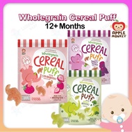 APPLE MONKEY Wholegrain Cereal Puff 50g 12 Months + Biskut Baby Snek Bayi Makanan Bayi 12 Bulan 1 Ta