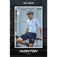 BIB Skull Monton Navy BLUE MEN'S cycling shorts moontoon jersey