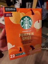 Starbucks Keurig kcup 膠囊咖啡 pumpkin spice 南瓜派 星巴克