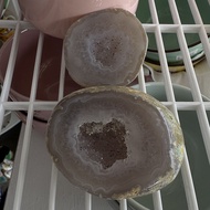 Unique Agate Geode Slice - Natural Home Decor