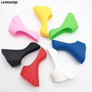 LEMONTRE 1 pair Bracket Covers,  Road Bike Bracket Hoods,  Silicone Bike Protective Hoods for ST-470