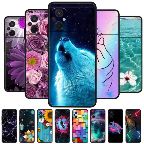 For Xiaomi Poco M5 Case Shockproof Black Silicone Soft Back Cover For Xiaomi Poco M5 NFC Phone Case 
