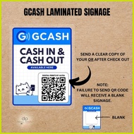 ◆ ◺ ♀ ▯ GCash laminated signage | Cash in Cash out Signage | Gcash cash in/cash out | signboard