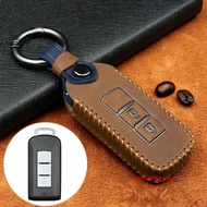 Mitsubishi ASX / Xpander / Triton / Outlander / Mirage keyless remote car key leather case cover (2 buttons)