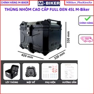 Aluminum box 45l, 35l 22l, aluminum box for motorbikes, motorbike box, genuine mbiker