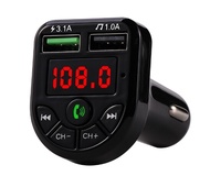 Text E5 F5 F6 Car Charger Mp3 Player With Bluetooth Music Usb Port Fasting Charging Socket Outlet 12