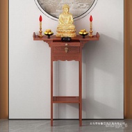 HY-$ Altar New Chinese Style Clothes Closet Cabinet Altar Buddha Shrine Household Incense Burner Table Buddha Statue Gua