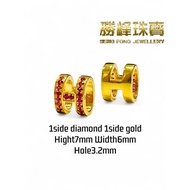 SF HERMIS PURPLE DIAMOND/100%AU916gold