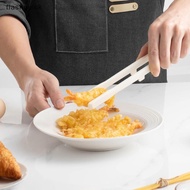 flashquick Silicone Grill Tongs Non-Stick Food Bread Clip Heat Resistant BBQ Salad Cooking Serving C