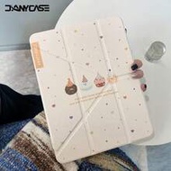 DANYCASE เคสป้องกันแบบ Y-Fold โปร่งใส เข้ากันได้กับ Ipad A16 2025, Air 11/13, M2/M3, Pro 11/13, M4 2