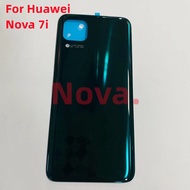 Back Case For Huawei Nova 7i Battery Cover Rear Housing With Camera Glass Lens Adhesive Sticker Mobile Phone Replacement Part