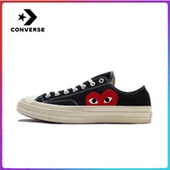 ของแท้อย่างเป็นทางการConverse All Star CDG x 1970S Low Unisex แฟชั่น รองเท้าลำลอง 150206C ร้านค้าอย่