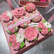 CUPCAKE BOX CUPCAKE BOX/ CUPCAKE BOX/ CUPCAKE GIFT BOX / (BHK_CC)