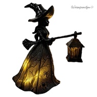 Gothic Style Spooky Atmosphere Lighting Glowing Witch Light Spooky Decorative Table Lamps Unique Cen