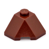 COOLPON|This Is LEGO Lego's Parts Red Brown Wedge 2x2 Slope 45 13548