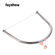 FAYSHOWSG Mud Cutter, Stainless Steel Tools Mini Cut Mud Bow, Cutting Tools Handmade Purple Clay Pot