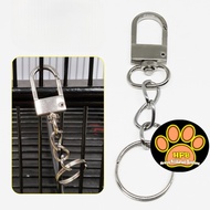 Iron Padlock Chain Door Lock Safety Bird Cage Cat Dog HAMSTER Marmot KNCSB1AJ | Hpb