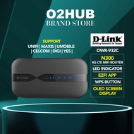 D-LINK DWR-932C/ DWR-930M 4G LTE Wireless WiFi Portable Mobile MiFi Router sim card with battery