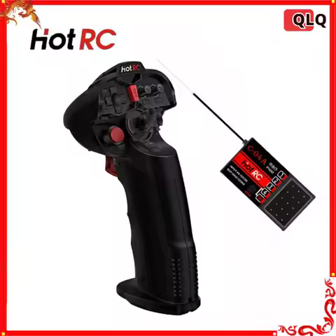 HotRC Hot RC DS4A DS-4A 2.4G 4 Channel Single Hand RC Radio Transmitter C-04A 4-12V 4CH Receiver For