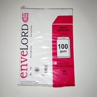 【1PACK=50PCS ! ! !】LION 7"x10" White Envelope 100gsm (254mmx178mm)(Price For 1PACK)