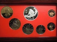 K934 九十三年93年 猴年生肖套幣 925銀章 重1/2盎斯 盒說明書 附收據