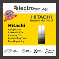 Hitachi R-HV480NS-XK 6 Door Refrigerator 371L