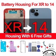 DIY Back Cover Housing for XR to 14 Back Battery Middle Frame XR Like 14 Housing XR Up to 14 Replace